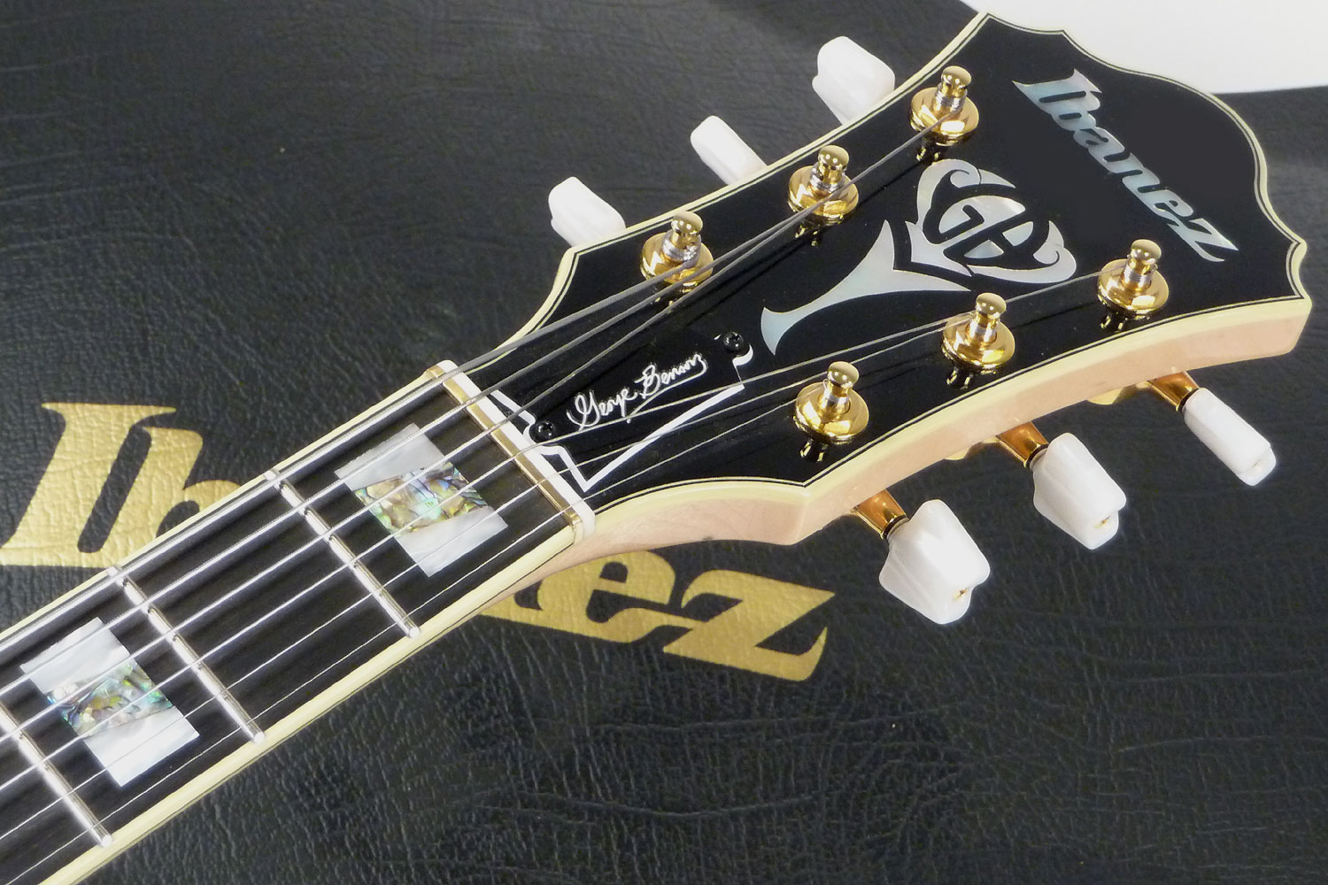 Ibanez George Benson Gb10 Nt Prestige Jap Signature 2mh Ht Eb - Natural - Guitare Électrique 3/4 Caisse & Jazz - Variation 5