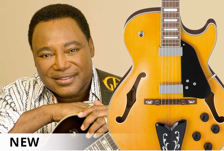 Ibanez George Benson Gb10em Aa Signature Hh Ht Eb - Antique Amber - Guitare Électrique 3/4 Caisse & Jazz - Variation 2