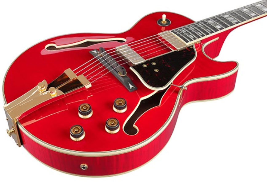 Ibanez George Benson Gb10sefm Srr Signature Hh Ht Eb - Sapphire Red - Guitare Électrique 3/4 Caisse & Jazz - Variation 2