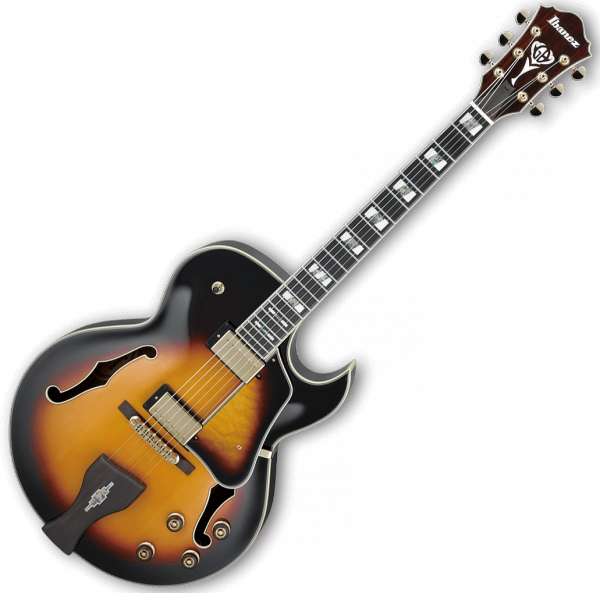 Guitare électrique 3/4 caisse & jazz Ibanez George Benson LGB30 VYS - Vintage yellow sunburst