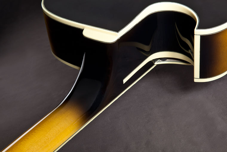 Ibanez George Benson Lgb300 Vys Prestige Japon Hh Ht Eb - Vintage Yellow Sunburst - Guitare Électrique 1/2 Caisse - Variation 4
