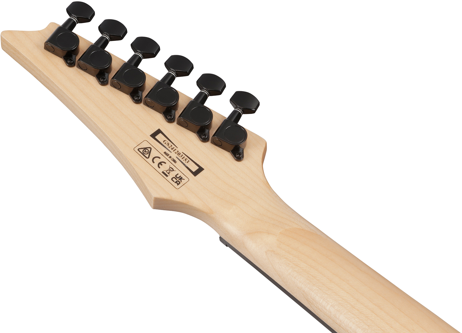 Ibanez Grg120qasp Bkg Gio 2h Trem Pur - Black Gradation - Guitare Électrique Forme Str - Variation 4