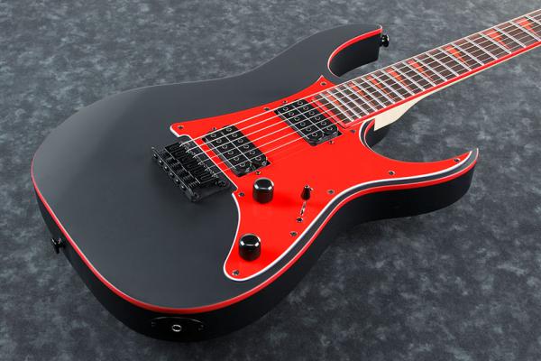 Guitare électrique solid body Ibanez GRG131DX BKF GIO - black flat