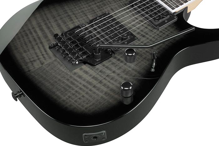 Ibanez Grg320fa Tks Gio 2h Fr Pur - Transparent Black Sunburst - Guitare Électrique Forme Str - Variation 2