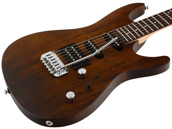 Guitare électrique solid body Ibanez GSA60 WNF GIO - walnut flat