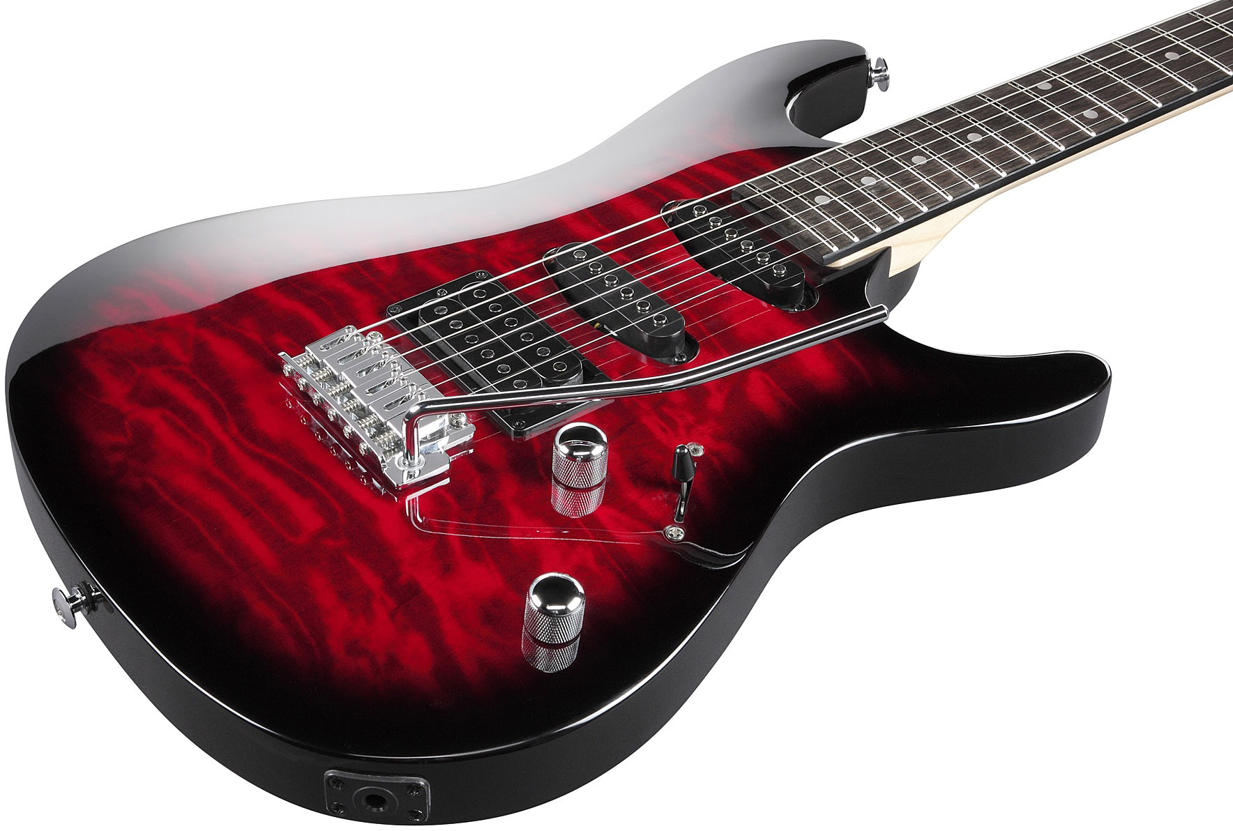 Ibanez Gsa60qa Trb Gio Hss Trem Pur - Transparent Red Burst - Guitare Électrique Forme Str - Variation 2