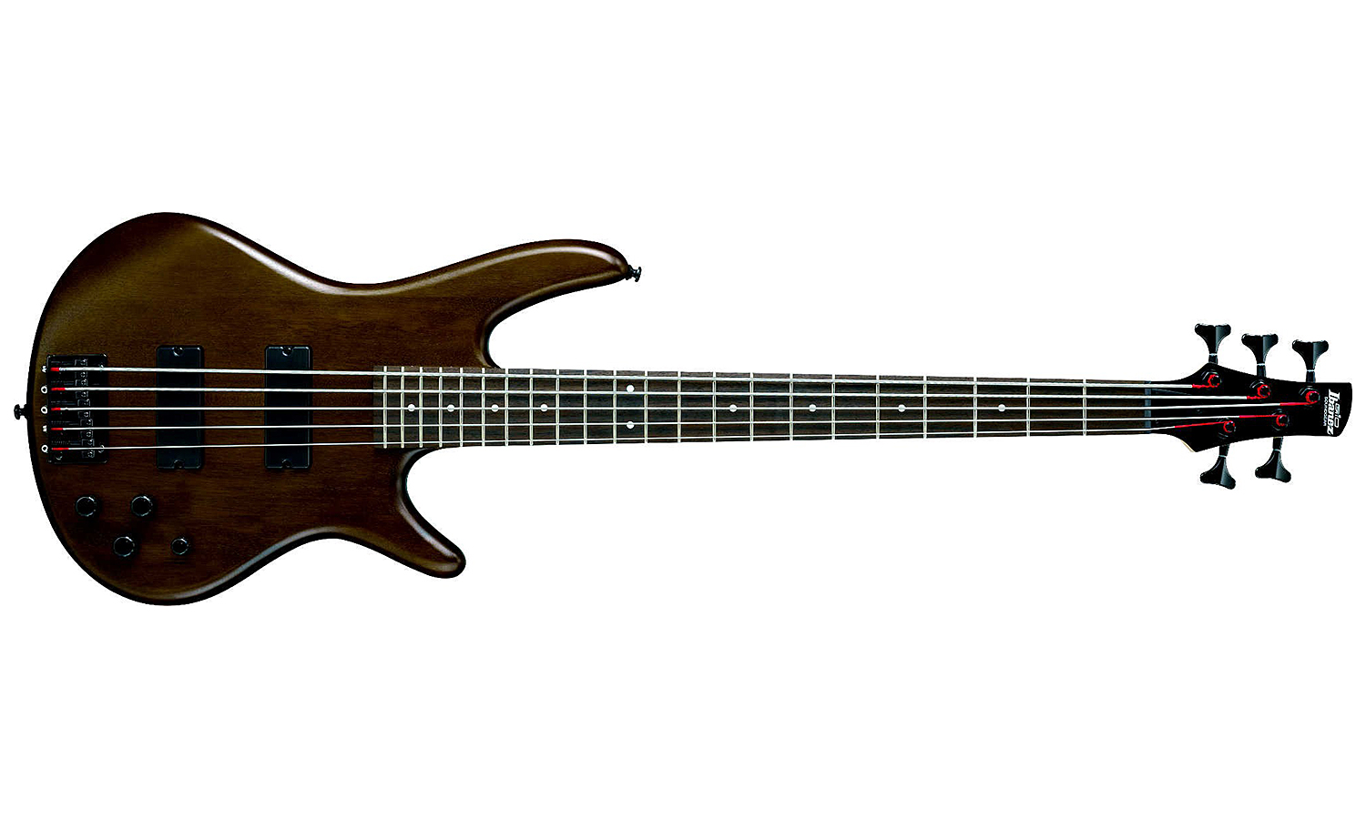 Marron Ibanez GSR205B-WNF Guitare basse électrique 5 cordes 