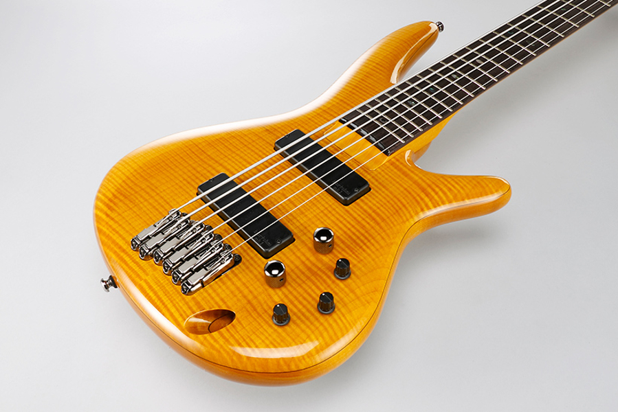 Ibanez Gerald Veasley Gvb36 Am Signature 6-cordes - Amber - Basse Électrique Solid Body - Variation 4