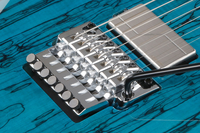 Ibanez Hazuki Hzk1 Jap Signature 2h Fishman Fluence Fr Rw - Blue - Guitare Électrique Forme Str - Variation 3