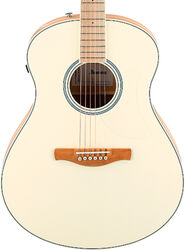 Guitare folk Ibanez Advanced AAM370M2E APF - Transparent Antique White Peach Fuzz Open Pore