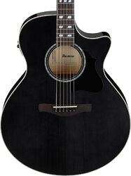 Guitare folk Ibanez AE170 TBK - transparent black