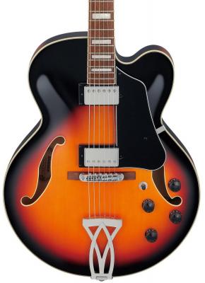 Guitare électrique 3/4 caisse & jazz Ibanez AF75 BS Artcore - Brown sunburst