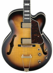 Guitare électrique 3/4 caisse & jazz Ibanez AF95FM AYS Artcore Expressionist - Antique yellow sunburst