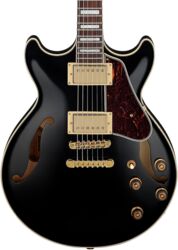 Guitare électrique 1/2 caisse Ibanez Artcore AM73G BK - black