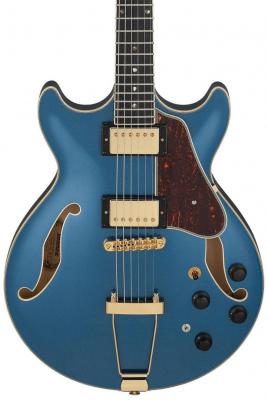 Guitare électrique 3/4 caisse & jazz Ibanez AMH90 PBM Artcore Expressionist - Prussian blue metallic