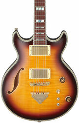 Guitare électrique 3/4 caisse & jazz Ibanez AR520HFM VLS Standard - Violin sunburst