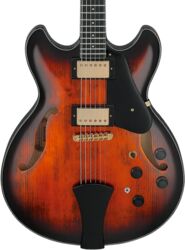 Guitare électrique 1/2 caisse Ibanez Artstar ASH300 TBC - Tobacco brown