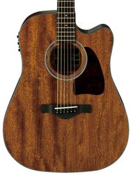 Guitare folk Ibanez AW54CE OPN Artwood - Open pore natural