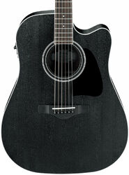 Guitare folk Ibanez AW8412CE WK Artwood - Weathered black open pore