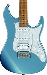 Guitare électrique forme str Ibanez AZ2204 ICM Prestige Japan - Ice blue metallic