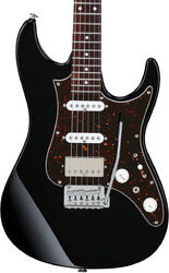 Guitare électrique forme str Ibanez AZ2204N BK Prestige Japan - Black