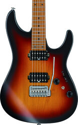Guitare électrique forme str Ibanez AZ2402 TFF Prestige Japan - Tri fade burst flat