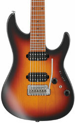 Guitare électrique 7 cordes Ibanez AZ24027 TFF Prestige Japan - Tri-fade burst