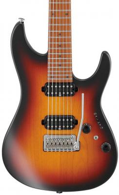 Guitare électrique solid body Ibanez AZ24027 TFF Prestige Japan - Tri-fade burst