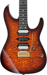 Guitare électrique forme str Ibanez Premium AZ47P1QM DEB - Dragon eye burst
