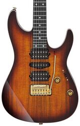 Guitare électrique forme str Ibanez Premium AZ47P2K DEB - Dragon Eye Burst