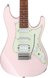 Guitare électrique forme str Ibanez AZES40 PPK Standard - Pastel pink