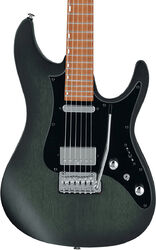 Guitare électrique forme str Ibanez Erick Hansel EH10 TGM Premium +Bag - Transparent green matte