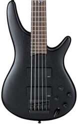 Basse électrique solid body Ibanez Fieldy K5 BKF - Black flat