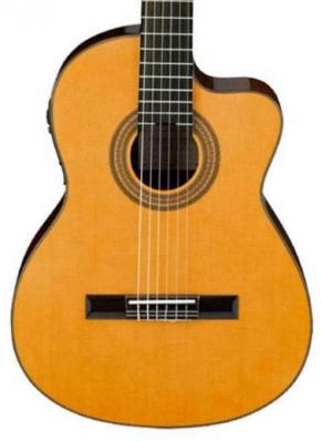 Guitare classique format 4/4 Ibanez GA6CE AM - Amber