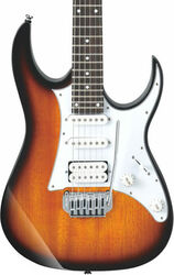 Guitare électrique forme str Ibanez GRG140 SB GIO - Sunburst