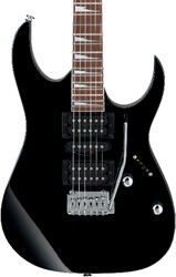 Guitare électrique forme str Ibanez Gio GRG170DX BKN - black night
