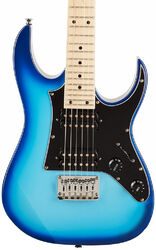 Guitare électrique enfant Ibanez GRGM21 BLT Mikro - Blue burst