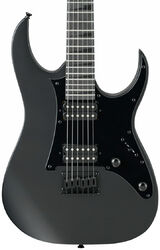 Guitare électrique forme str Ibanez GRGR131EX BKF GIO - Black flat