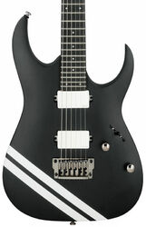 Guitare électrique forme str Ibanez JB Brubaker JBBM30 BKF - Black flat