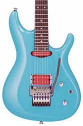 Guitare électrique forme str Ibanez Joe Satriani JS2410 SYB Prestige Japan - Sky blue