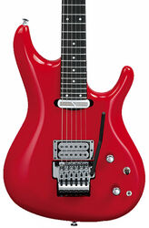 Guitare électrique forme str Ibanez Joe Satriani JS2480 MCR Prestige Japan - Muscle car red