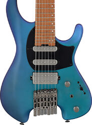 Guitare électrique 7 cordes Ibanez Q547 BMM Quest - Blue chameleon metallic matte