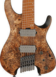 Guitare électrique multi-scale Ibanez QX527PB ABS Quest - Antique brown stained