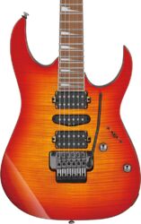 Guitare électrique forme str Ibanez Standard RG470DXFM CS - cherry sunburst