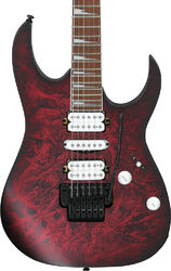 Guitare électrique forme str Ibanez Standard RG470DXW WZM - WINE RED FROZEN MATTE