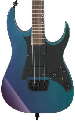 Guitare électrique solid body Ibanez RG631ALF BCM Axion Label - Blue chameleon