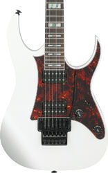 Guitare électrique forme str Ibanez Prestige Japan RG653DX WHF - White flat