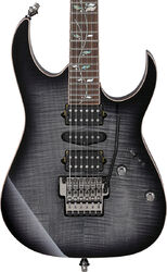 Guitare électrique forme str Ibanez RG8570 BRE J.Custom Japan - Black rutile