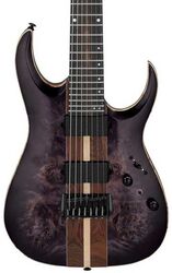 Guitare électrique forme str Ibanez Premium RGA217P1PB DRL 7-String - Deep Twilight Burst