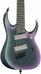 Guitare électrique multi-scale Ibanez RGD71ALMS BAM Axion Label - Black aurora burst matte